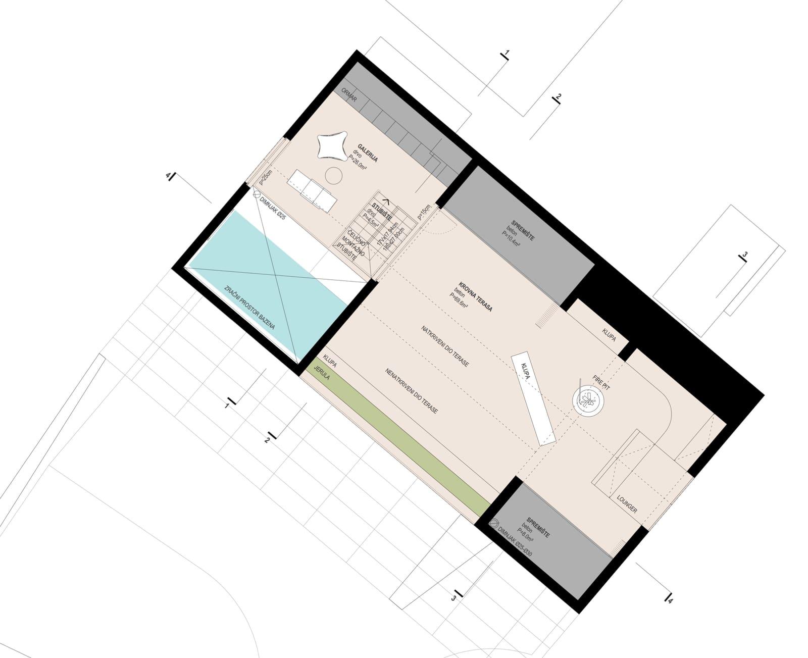 Dachgeschoss – Villa Sevid